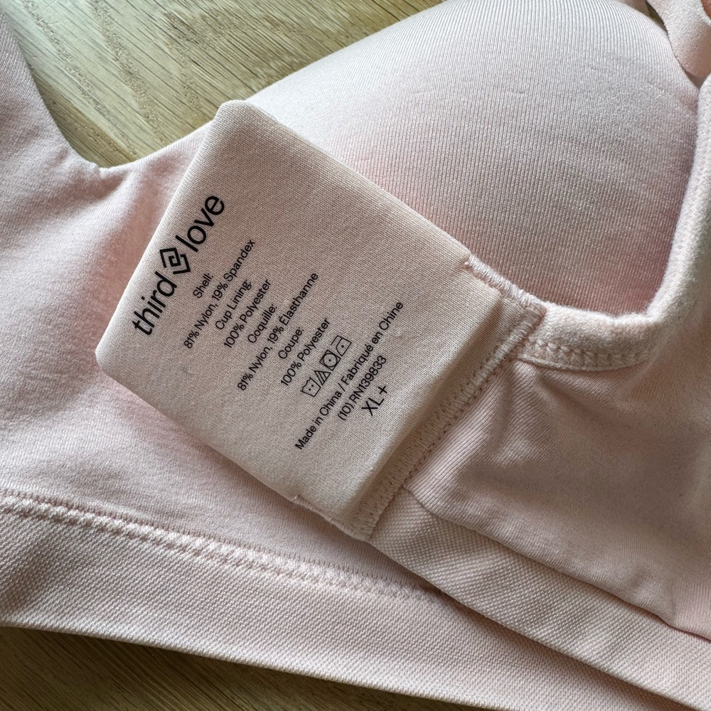 ThirdLove • Form 360 Fit Wireless Bra • Ballet • XL+ • EUC - Picture 7 of 8